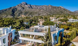 Spectaculair, modern penthouse te koop met adembenemend zeezicht in het zeer gegeerde Sierra Blanca, op de Golden Mile van Marbella 42688 