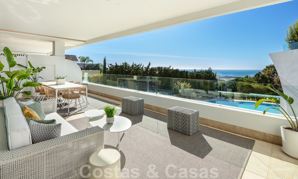 Spectaculair, modern penthouse te koop met adembenemend zeezicht in het zeer gegeerde Sierra Blanca, op de Golden Mile van Marbella 51507