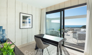 Spectaculair, modern penthouse te koop met adembenemend zeezicht in het zeer gegeerde Sierra Blanca, op de Golden Mile van Marbella 51515 