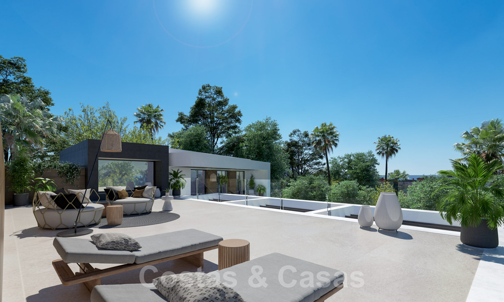 Off-plan designervilla te koop, met solarium, op wandelafstand van het strand in het chique Guadalmina Baja in Marbella 42578