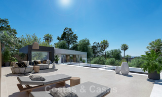 Off-plan designervilla te koop, met solarium, op wandelafstand van het strand in het chique Guadalmina Baja in Marbella 42578 