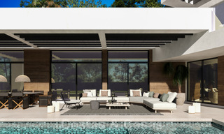 Off-plan designervilla te koop, met solarium, op wandelafstand van het strand in het chique Guadalmina Baja in Marbella 42582 