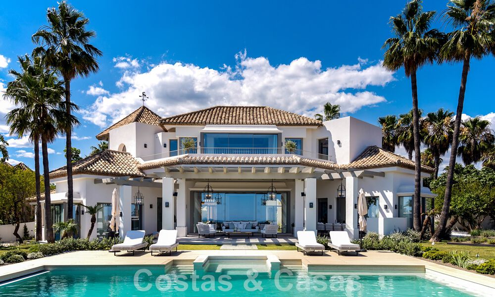 Prestigieuze luxevilla in Mediterrane stijl te koop met schitterend panoramisch zeezicht in Benahavis - Marbella 43435