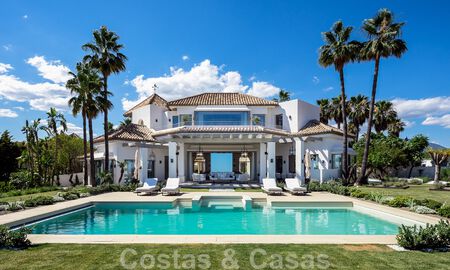 Prestigieuze luxevilla in Mediterrane stijl te koop met schitterend panoramisch zeezicht in Benahavis - Marbella 43436