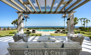Prestigieuze luxevilla in Mediterrane stijl te koop met schitterend panoramisch zeezicht in Benahavis - Marbella 43437 