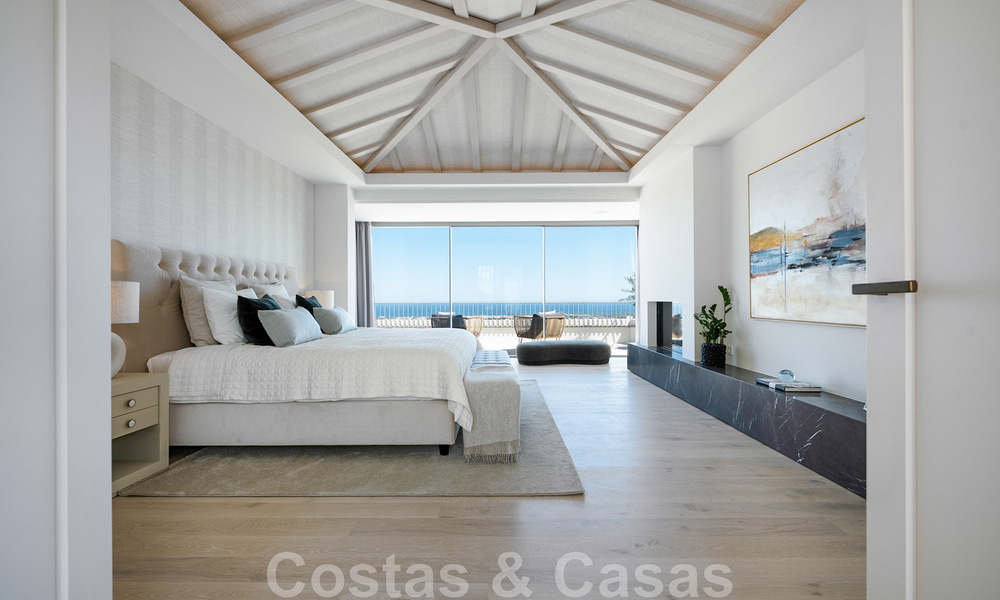 Prestigieuze luxevilla in Mediterrane stijl te koop met schitterend panoramisch zeezicht in Benahavis - Marbella 43483