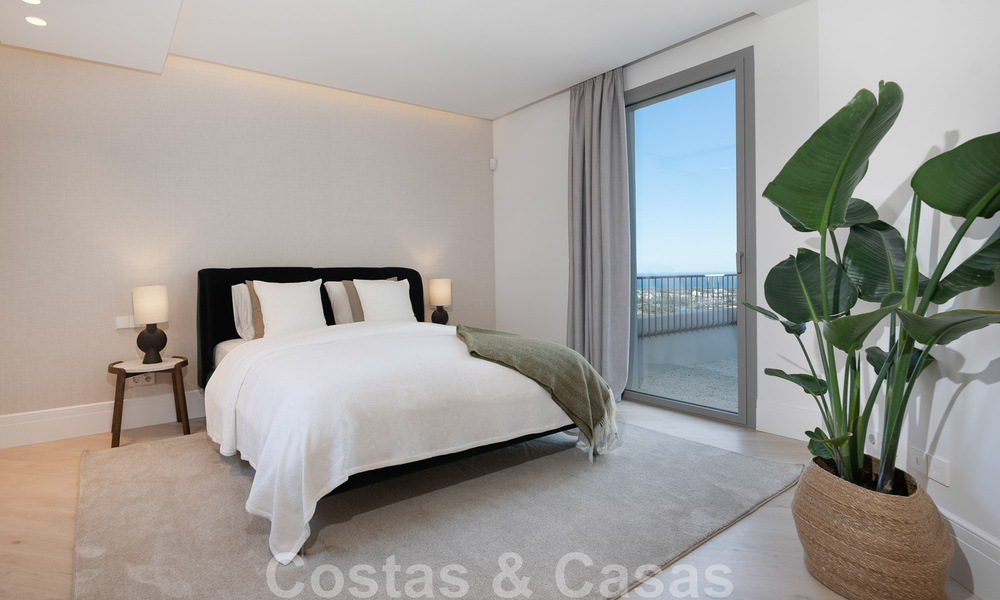 Prestigieuze luxevilla in Mediterrane stijl te koop met schitterend panoramisch zeezicht in Benahavis - Marbella 43494