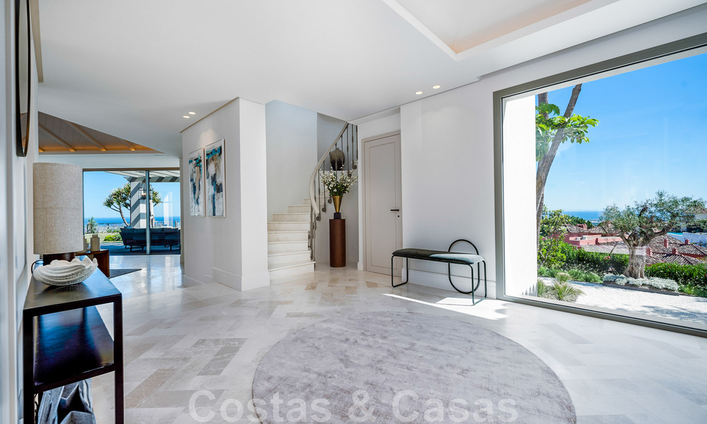 Prestigieuze luxevilla in Mediterrane stijl te koop met schitterend panoramisch zeezicht in Benahavis - Marbella 43519