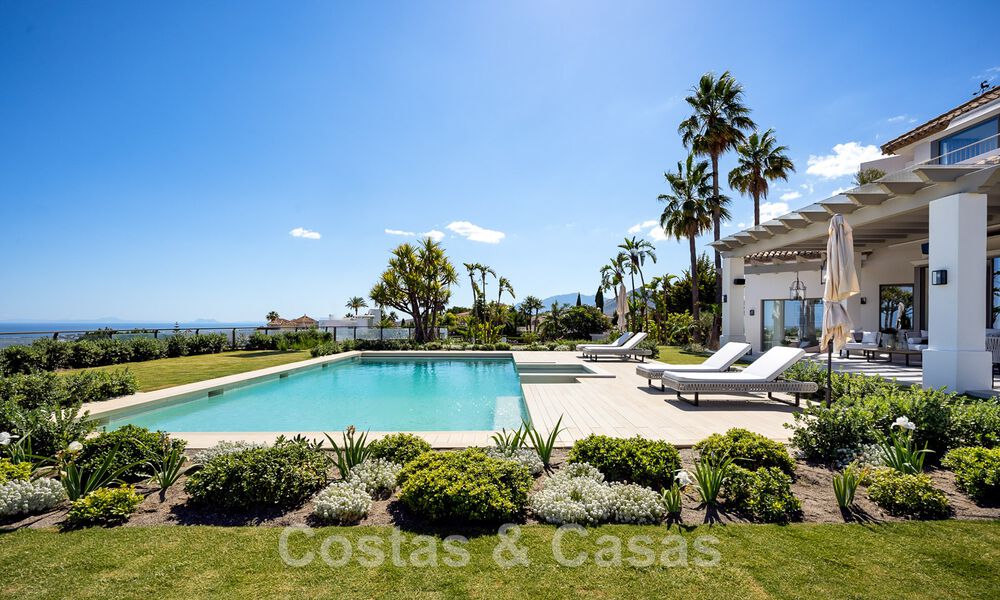Prestigieuze luxevilla in Mediterrane stijl te koop met schitterend panoramisch zeezicht in Benahavis - Marbella 43528