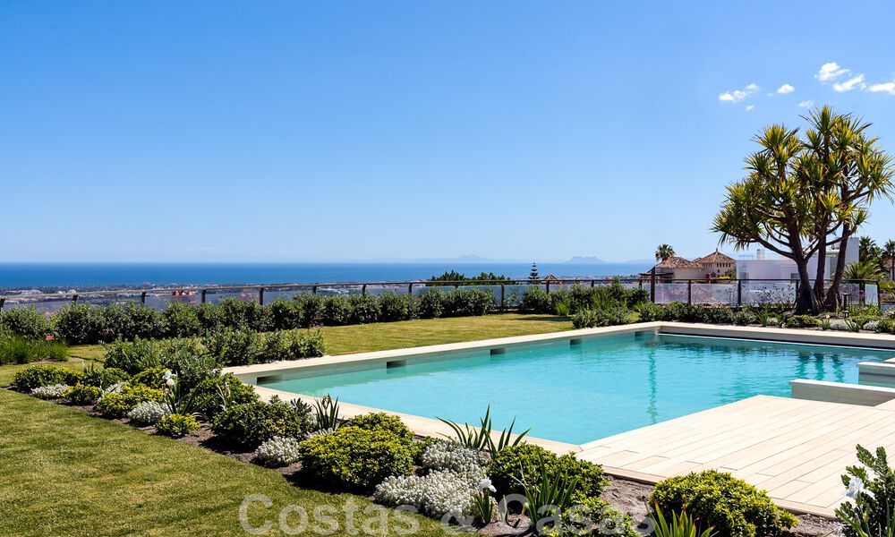 Prestigieuze luxevilla in Mediterrane stijl te koop met schitterend panoramisch zeezicht in Benahavis - Marbella 43529