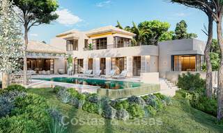 Mondaine, luxueuze villa te koop in eigentijdse stijl, op loopafstand van alle voorzieningen en de stranden van de Golden Mile, Marbella 43184 