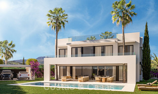 Nieuw! Eigentijdse luxevilla’s te koop op loopafstand van een prominente golfclub, op de New Golden Mile tussen Marbella en Estepona 43219 
