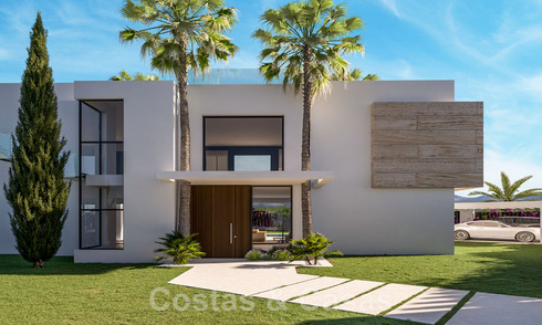 Nieuw! Eigentijdse luxevilla’s te koop op loopafstand van een prominente golfclub, op de New Golden Mile tussen Marbella en Estepona 43220