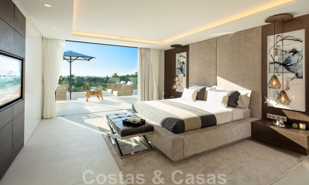 Prachtige, eigentijdse villa te koop gelegen in het hartje van Nueva Andalucia’s golfvallei in Marbella 43038