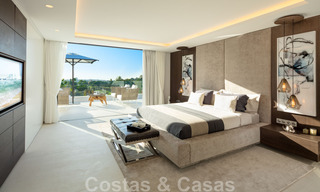 Prachtige, eigentijdse villa te koop gelegen in het hartje van Nueva Andalucia’s golfvallei in Marbella 43038 