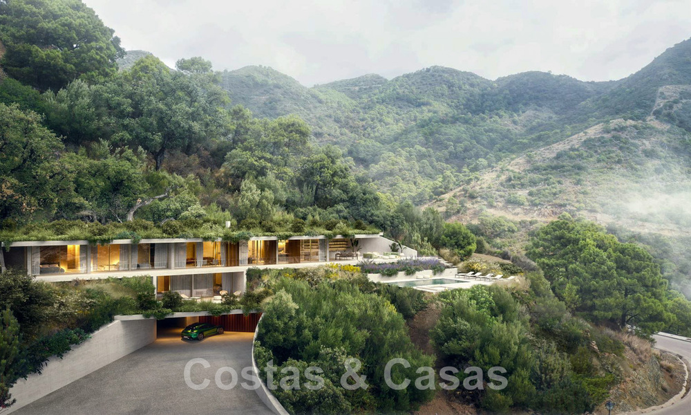 Nieuw op de markt! Avant-garde designervilla te koop in harmonie met de natuur, met formidabel verzicht in Benahavis - Marbella 43352
