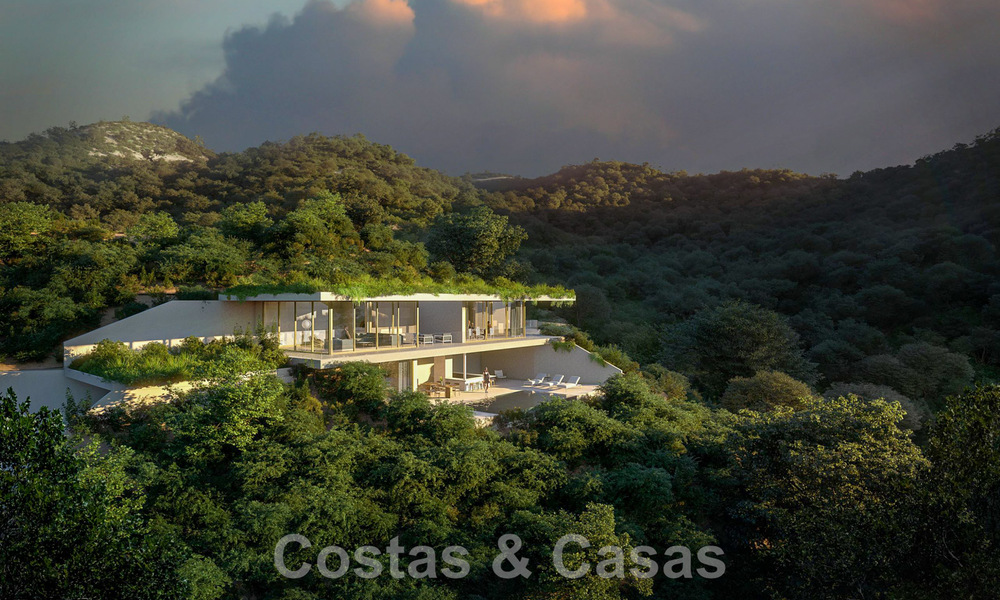Nieuw op de markt! Innovatieve designervilla te koop, volledig ingenesteld i/d omgeven natuur, met prachtig panoramisch verzichten, in Benahavis - Marbella 43346