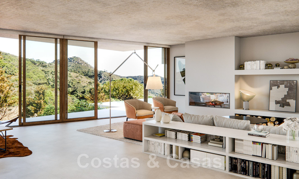 Nieuw op de markt! Innovatieve designervilla te koop, volledig ingenesteld i/d omgeven natuur, met prachtig panoramisch verzichten, in Benahavis - Marbella 43350