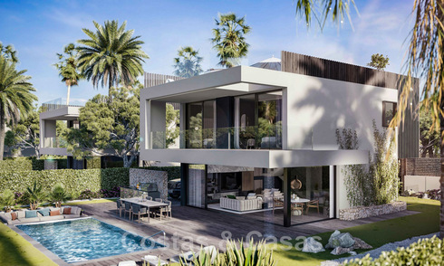 Nieuw op de markt! Moderne luxevilla’s te koop gelegen in een golfresort op de New Golden Mile tussen Marbella en Estepona 43358