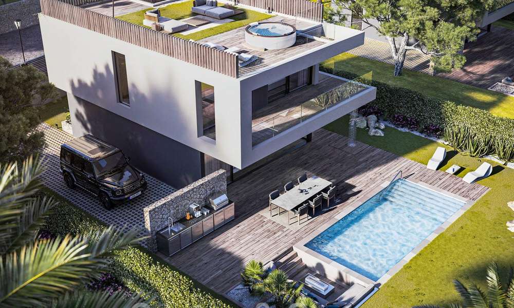 Nieuw op de markt! Moderne luxevilla’s te koop gelegen in een golfresort op de New Golden Mile tussen Marbella en Estepona 43359