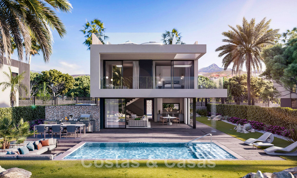 Nieuw op de markt! Moderne luxevilla’s te koop gelegen in een golfresort op de New Golden Mile tussen Marbella en Estepona 43364