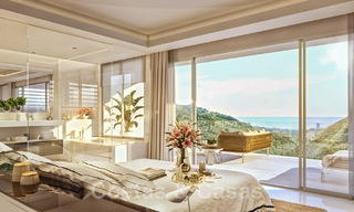 Nieuwe, modernistische luxevilla’s te koop, met veel privacy en zeezicht, in een gated community gelegen in de heuvels van Marbella 43389 