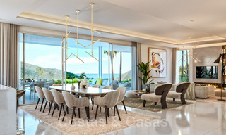 Nieuwe, modernistische luxevilla’s te koop, met veel privacy en zeezicht, in een gated community gelegen in de heuvels van Marbella 43390 