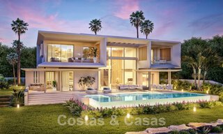 Nieuwe, modernistische luxevilla’s te koop, met veel privacy en zeezicht, in een gated community gelegen in de heuvels van Marbella 52441 