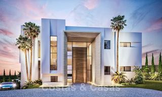 Nieuwe, modernistische luxevilla’s te koop, met veel privacy en zeezicht, in een gated community gelegen in de heuvels van Marbella 52448 