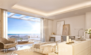 Nieuwe, modernistische luxevilla’s te koop, met veel privacy en zeezicht, in een gated community gelegen in de heuvels van Marbella 52453 