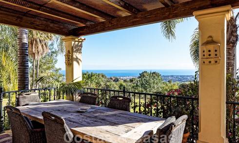 Ruime, Mediterrane villa te koop met zeezicht in het La Zagaleta Resort in Marbella - Benahavis 43968