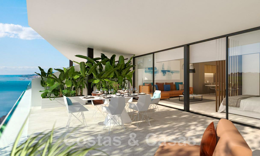 Duurzame luxe appartementen te koop op toplocatie met panoramisch zeezicht gesitueerd tussen Benalmadena en Fuengirola - Costa del Sol 43951