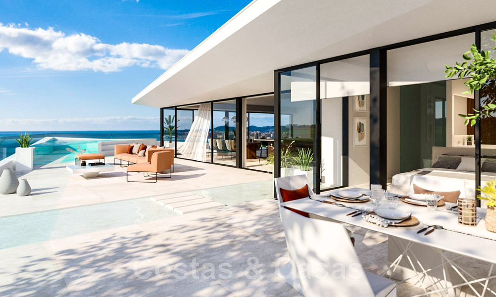 Duurzame luxe appartementen te koop op toplocatie met panoramisch zeezicht gesitueerd tussen Benalmadena en Fuengirola - Costa del Sol 43958