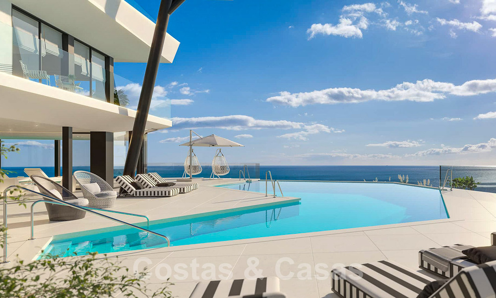 Duurzame luxe appartementen te koop op toplocatie met panoramisch zeezicht gesitueerd tussen Benalmadena en Fuengirola - Costa del Sol 51372