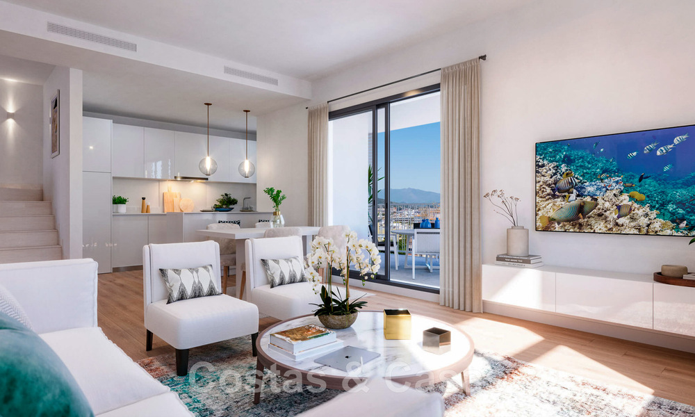 Nieuwe, moderne appartementen op loopafstand van het strand in het centrum van Estepona, Costa del Sol 43941