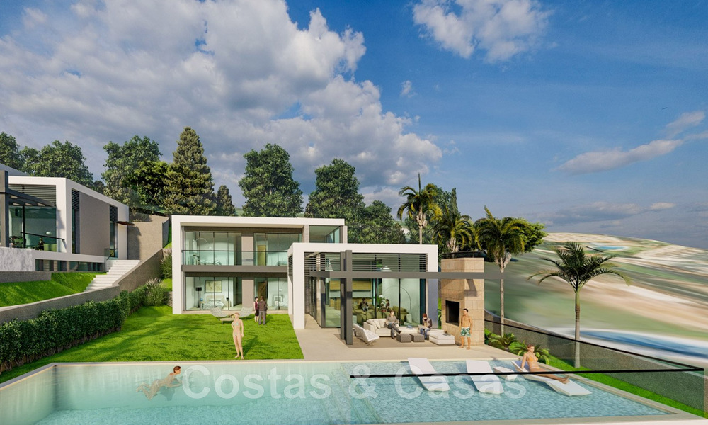 2 Percelen + exclusief bouwproject te koop voor een majestueuze, eigentijdse villa in Nueva Andalucia, Marbella 43913