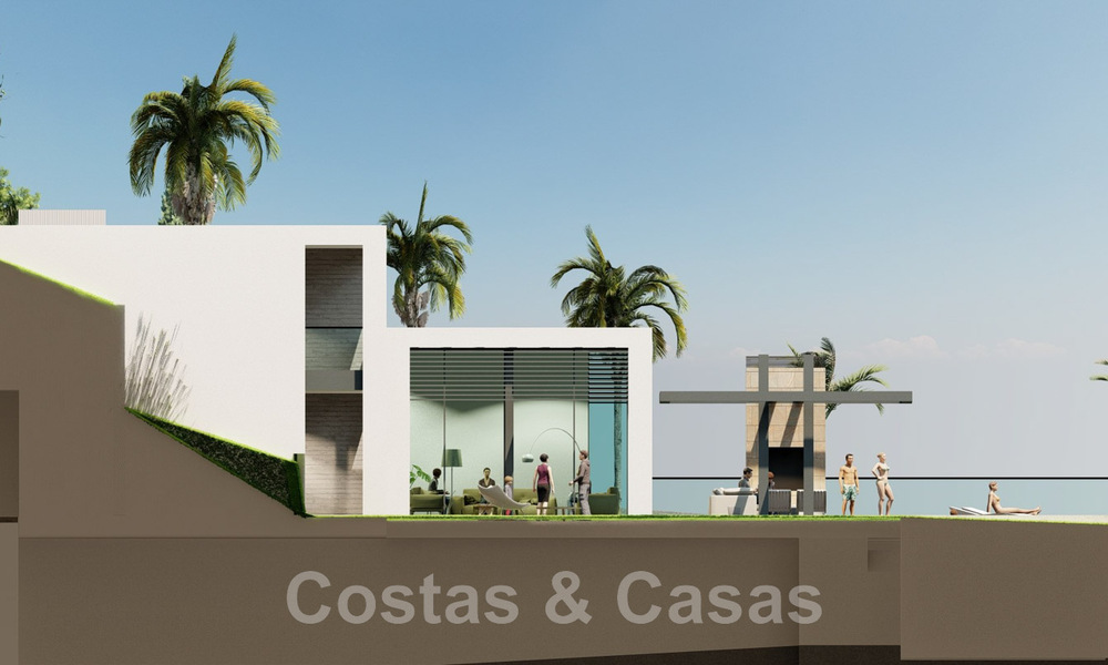 2 Percelen + exclusief bouwproject te koop voor een majestueuze, eigentijdse villa in Nueva Andalucia, Marbella 43915