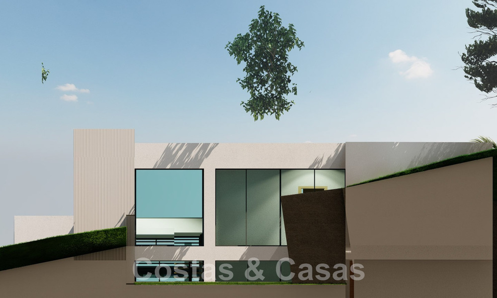 2 Percelen + exclusief bouwproject te koop voor een majestueuze, eigentijdse villa in Nueva Andalucia, Marbella 43916