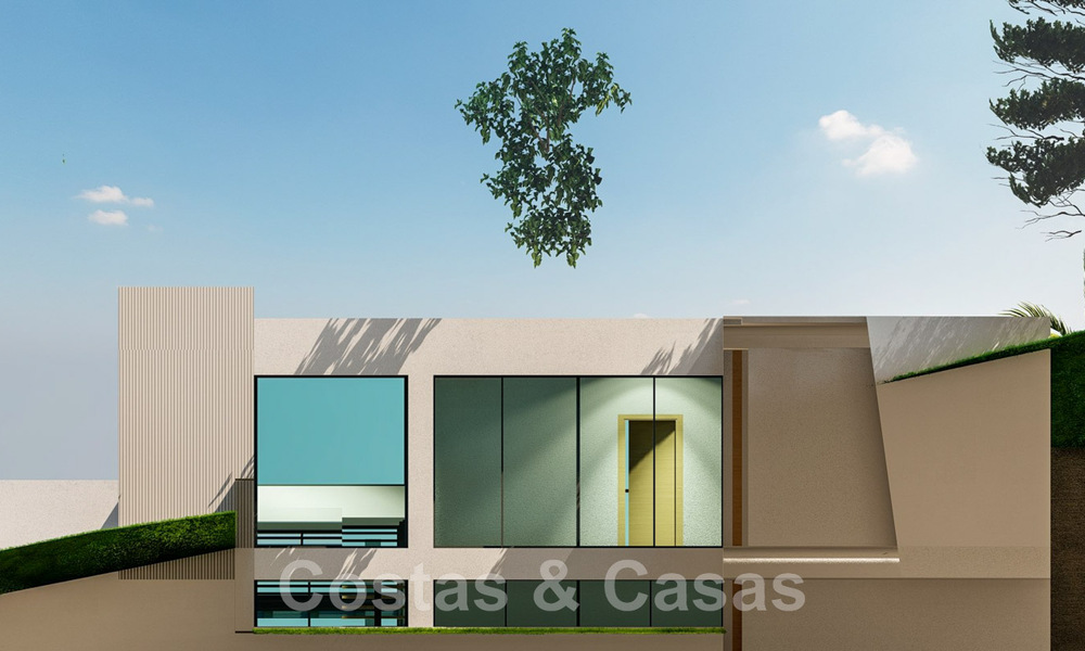 2 Percelen + exclusief bouwproject te koop voor een majestueuze, eigentijdse villa in Nueva Andalucia, Marbella 43922