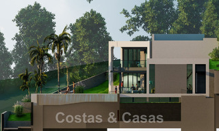 2 Percelen + exclusief bouwproject te koop voor een majestueuze, eigentijdse villa in Nueva Andalucia, Marbella 43923 