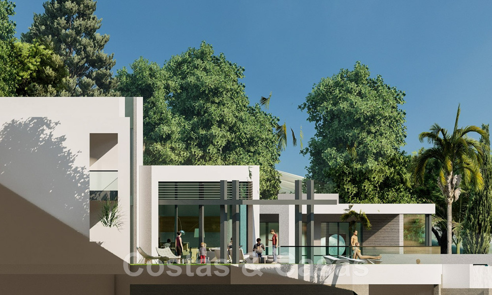 2 Percelen + exclusief bouwproject te koop voor een majestueuze, eigentijdse villa in Nueva Andalucia, Marbella 43925