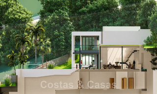 2 Percelen + exclusief bouwproject te koop voor een majestueuze, eigentijdse villa in Nueva Andalucia, Marbella 43926 