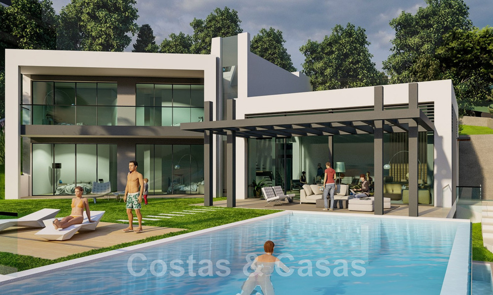 2 Percelen + exclusief bouwproject te koop voor een majestueuze, eigentijdse villa in Nueva Andalucia, Marbella 43930