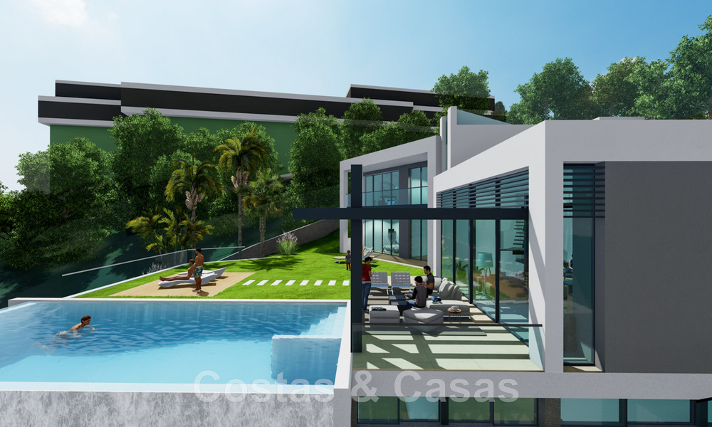 2 Percelen + exclusief bouwproject te koop voor een majestueuze, eigentijdse villa in Nueva Andalucia, Marbella 43933