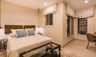 Ruim, luxueus appartement te koop in een beveiligd complex, eerstelijnsstrand, met prachtig zeezicht, op de New Golden Mile tussen Marbella - Estepona 44042 