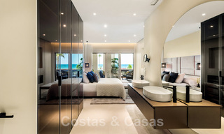 Ruim, luxueus appartement te koop in een beveiligd complex, eerstelijnsstrand, met prachtig zeezicht, op de New Golden Mile tussen Marbella - Estepona 44058 