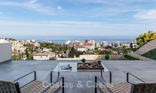 Nieuwe, modernistische designvilla te koop, met fenomenaal zeezicht op loopafstand van het strand in Benalmadena, Costa del Sol 44581 