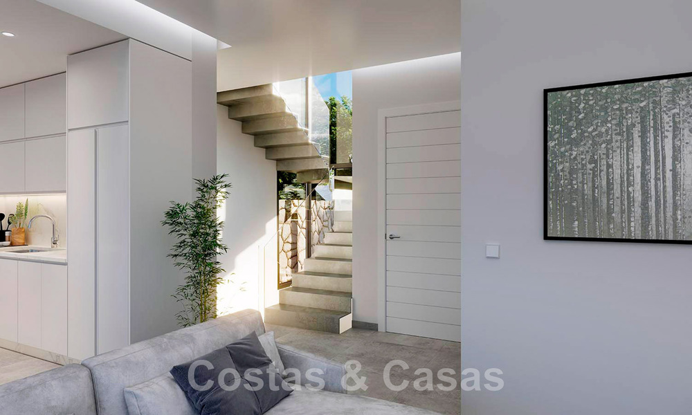 Nieuwe, modernistische designvilla te koop, met fenomenaal zeezicht op loopafstand van het strand in Benalmadena, Costa del Sol 44586