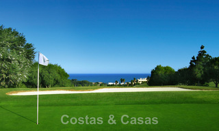 Nieuwe, eigentijdse, luxe appartementen te koop met zeezicht op loopafstand van het strand in Casares, Costa del Sol 44504 