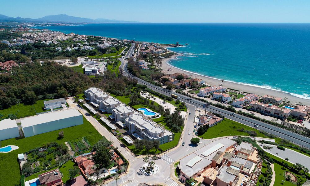 Nieuwe, eigentijdse, luxe appartementen te koop met zeezicht op loopafstand van het strand in Casares, Costa del Sol 44506